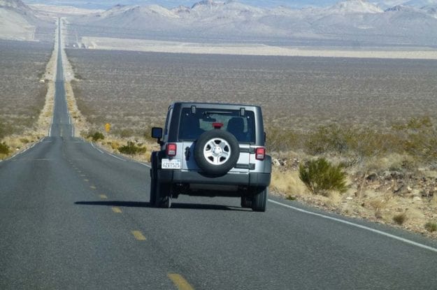 heading home after death valley