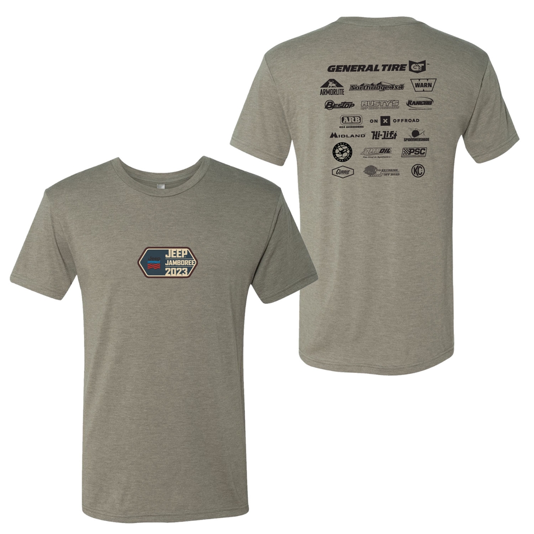 Hvis Daisy Forbindelse 2023 Event T-Shirt - Jeep Jamboree USA