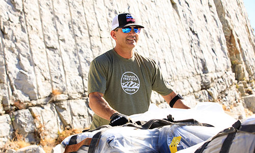 jeep hat and trail rated shirt