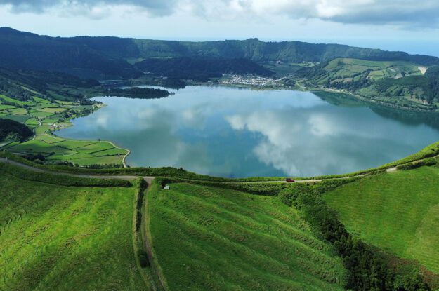 lake in the azores