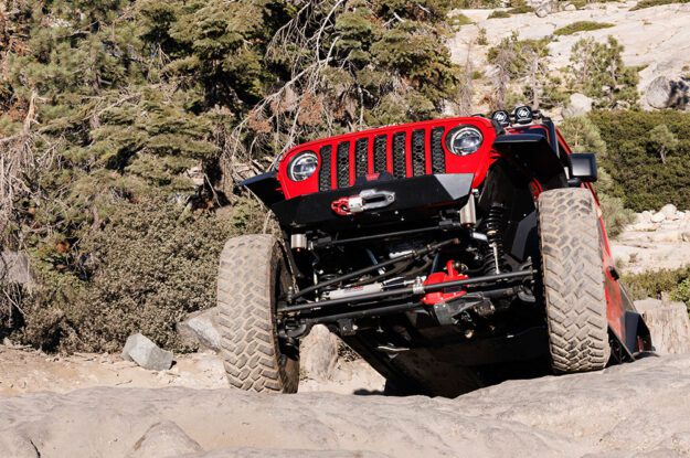 Underneath of Jeep.