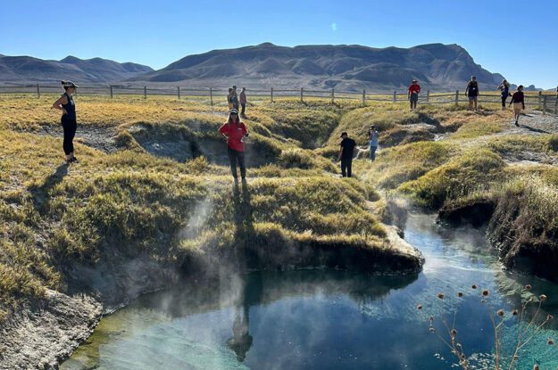 hot spring on the emigrant trail