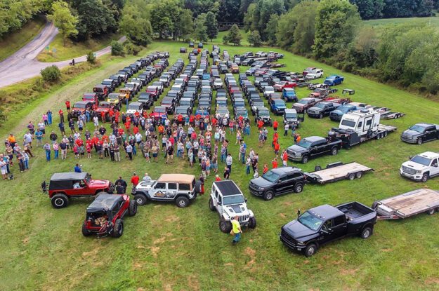 jeeps in killbuck staging area