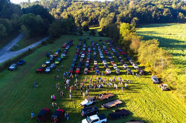 aerial view jeeps ohio