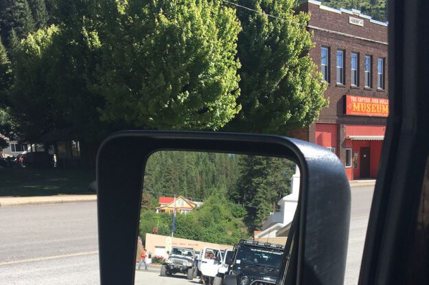 jeeps in rear view mirror