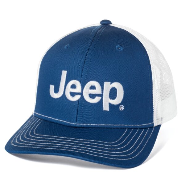 Royal Blue Jeep Trucker Hat