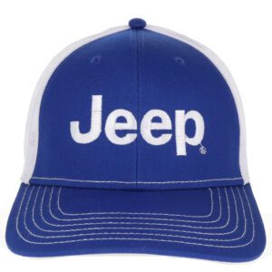 Royal Blue Jeep Trucker Hat