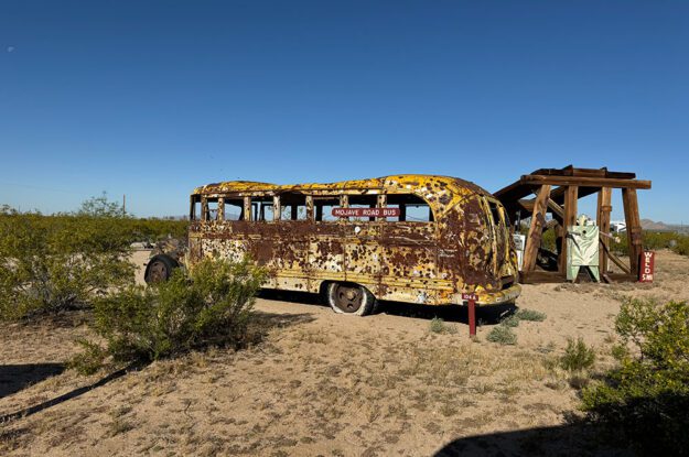 rusted abandoned truck