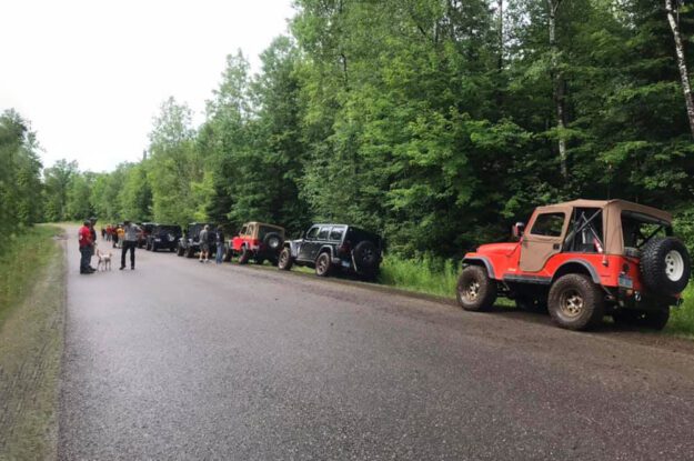 Jeeps roadside