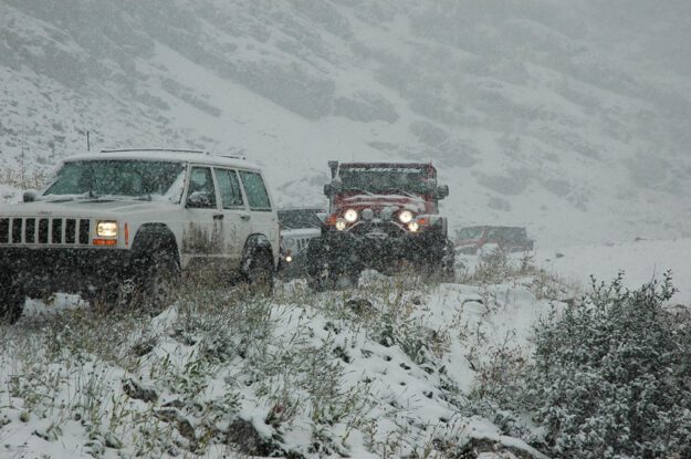 More Jeeps in snow