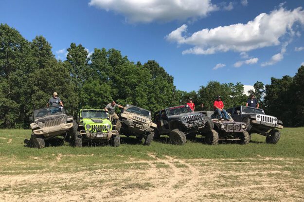 jeeps lined up