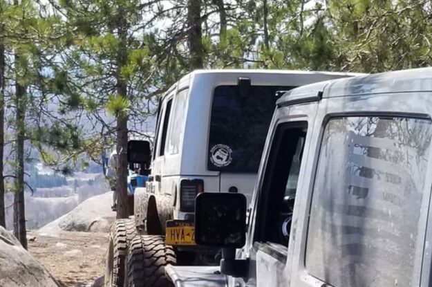 jeeps on ridge