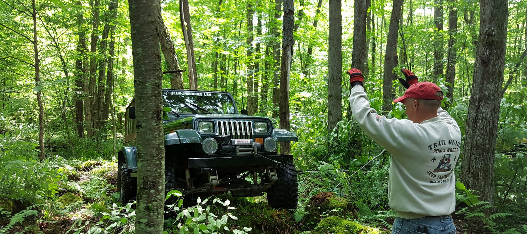 trail guide at penn's woods