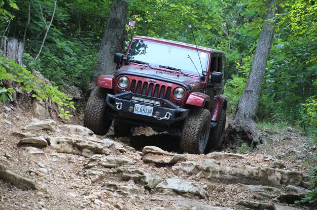 jeep shot from below