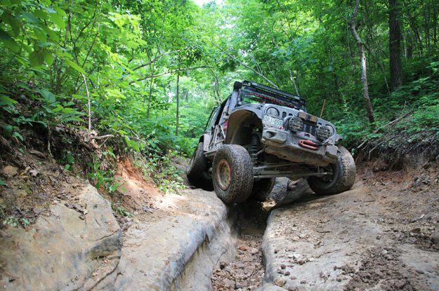 jeep tires on rocks