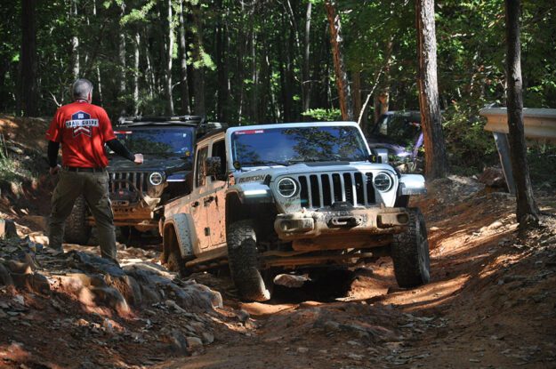 trail guide and a few jeeps