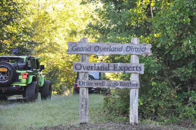 overland trail sign