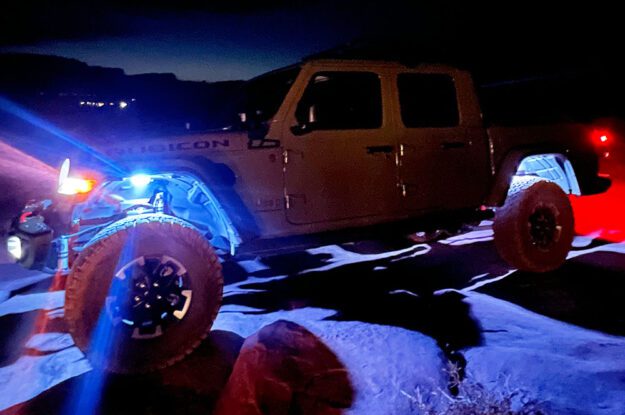 jeep with lights
