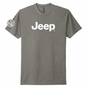 Gray / White Jeep Short Sleeve T-Shirt